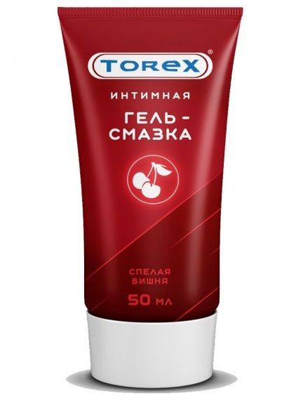 Смазка на водной основе TOREX  Спелая вишня  - 50 мл. - Torex - купить с доставкой в Челябинске