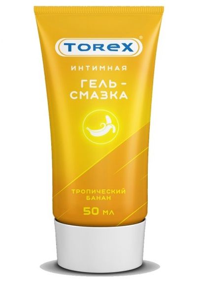 Смазка на водной основе TOREX  Тропический банан  - 50 мл. - Torex - купить с доставкой в Челябинске