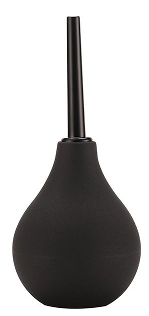 Черный анальный душ ANAL DOUCHE с прямым наконечником - Dream Toys - купить с доставкой в Челябинске