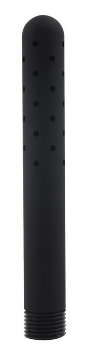 Черная насадка для анального душа ANAL DOUCHE - 15 см. - Dream Toys - купить с доставкой в Челябинске
