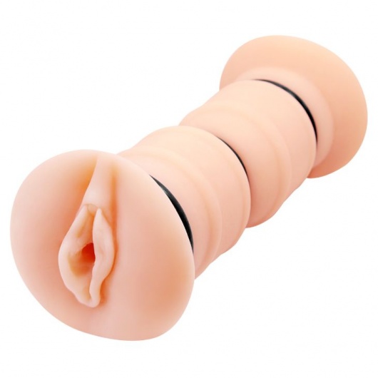 Телесный вибромастурбатор-вагина Michelle - Baile - в Челябинске купить с доставкой
