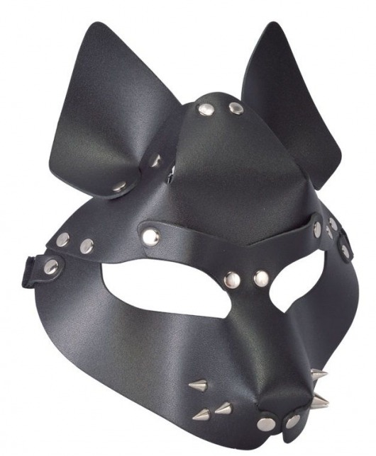 Черная маска Wolf с шипами - Sitabella - купить с доставкой в Челябинске