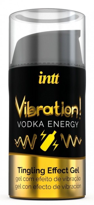 Жидкий интимный гель с эффектом вибрации Vibration! Vodka Energy - 15 мл. - INTT - купить с доставкой в Челябинске