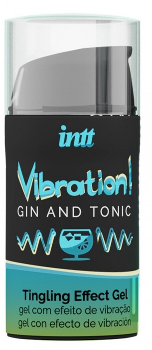 Жидкий интимный гель с эффектом вибрации Vibration! Gin   Tonic - 15 мл. - INTT - купить с доставкой в Челябинске