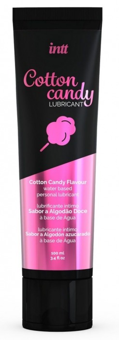 Интимный гель на водной основе Cotton Candy Lubricant - 100 мл. - INTT - купить с доставкой в Челябинске