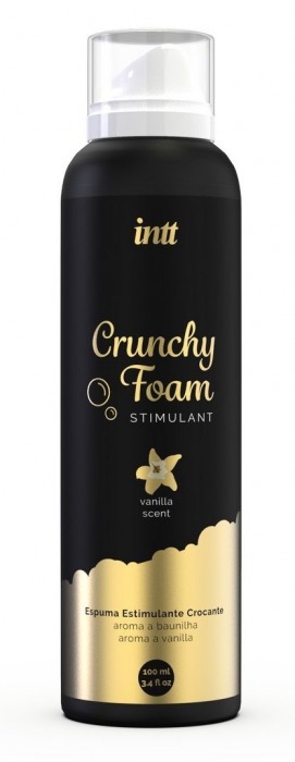 Пенка для массажа Crunchy Foam Stimulant Vanilla - 100 мл. - INTT - купить с доставкой в Челябинске