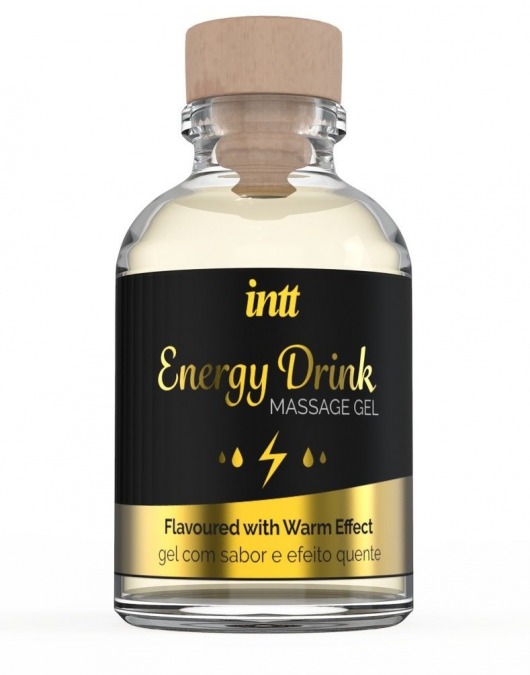 Массажный гель с согревающим эффектом Energy Drink - 30 мл. - INTT - купить с доставкой в Челябинске