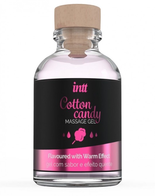 Массажный гель с согревающим эффектом Cotton Candy - 30 мл. - INTT - купить с доставкой в Челябинске
