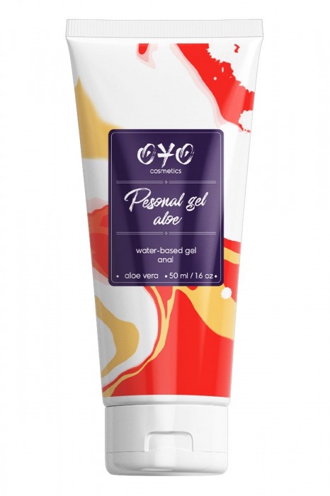Анальная смазка на водной основе OYO Personal Gel Aloe - 50 мл. - OYO - купить с доставкой в Челябинске