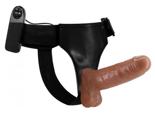 Страпон на трусиках с вибрацией Ultra Passionate Harness - 16 см. - Baile - купить с доставкой в Челябинске