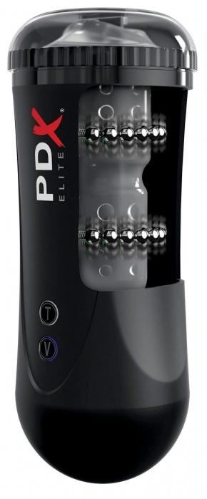 Черный автоматический мастурбатор-ротик Moto Stroker - Pipedream - в Челябинске купить с доставкой