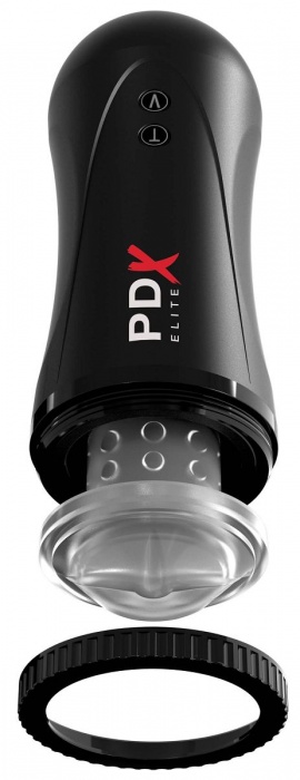 Черный автоматический мастурбатор-ротик Moto Stroker - Pipedream - в Челябинске купить с доставкой