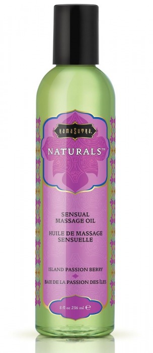 Массажное масло Naturals Island Passion Berry с ароматом тропических фруктов - 236 мл. - Kama Sutra - купить с доставкой в Челябинске