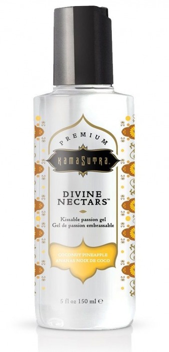 Гель-лубрикант на водной основе Divine Nectars Vanilla с ароматом ванили - 150 мл. - Kama Sutra - купить с доставкой в Челябинске