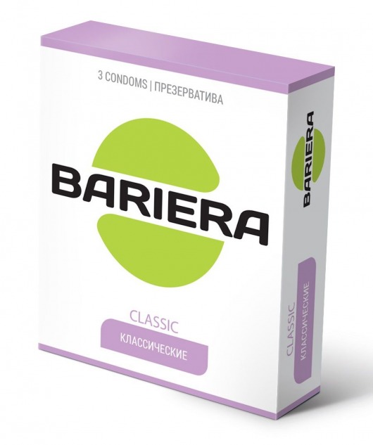 Классические презервативы Bariera Classic - 3 шт. - Bariera - купить с доставкой в Челябинске
