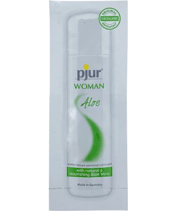Лубрикант на водной основе pjur WOMAN Aloe - 2 мл. - Pjur - купить с доставкой в Челябинске
