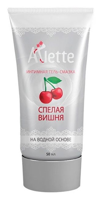 Интимная гель-смазка на водной основе Arlette  Спелая вишня  - 50 мл. - Arlette - купить с доставкой в Челябинске