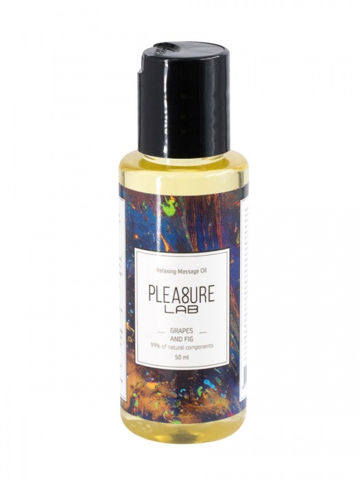 Массажное масло Pleasure Lab Relaxing с ароматом винограда и инжира - 50 мл. - Pleasure Lab - купить с доставкой в Челябинске