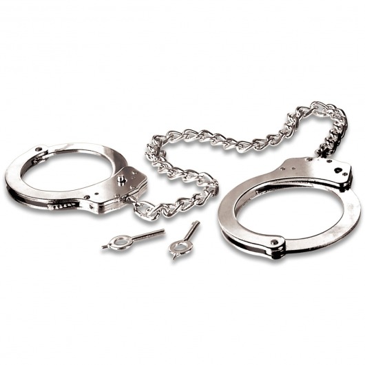 Металлические наручники Metal Leg Cuffs - Pipedream - купить с доставкой в Челябинске
