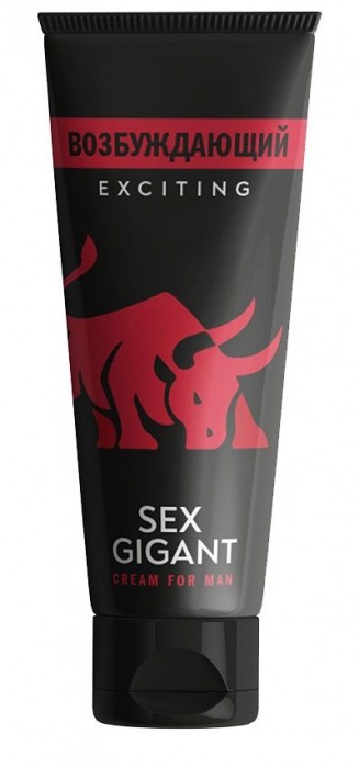 Возбуждающий крем для мужчин Sex Gigant - 80 мл. - Миагра - купить с доставкой в Челябинске
