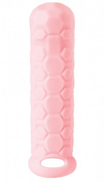 Розовый фаллоудлинитель Homme Long - 15,5 см. - Lola Games - в Челябинске купить с доставкой