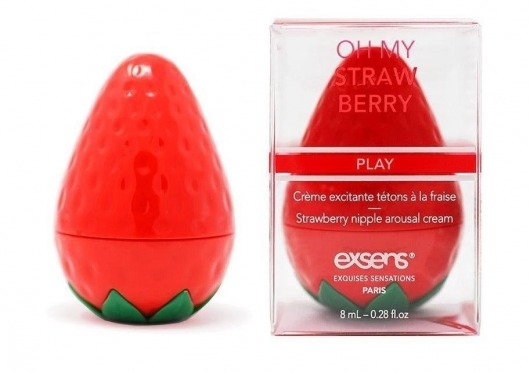 Крем для стимуляции сосков Oh My Strawberry - 8 мл. - Exsens - купить с доставкой в Челябинске