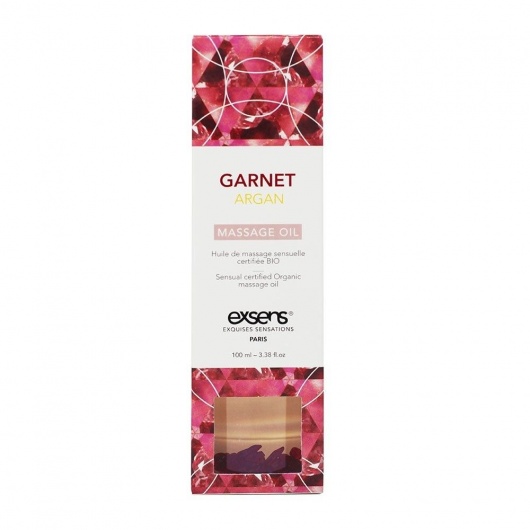 Органическое массажное масло GARNET ARGAN - 100 мл. - Exsens - купить с доставкой в Челябинске