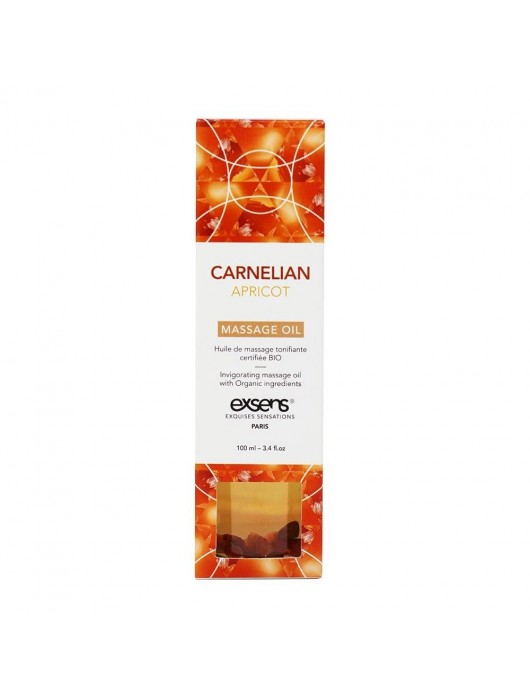 Органическое массажное масло CARNELIAN APRICOT - 100 мл. - Exsens - купить с доставкой в Челябинске