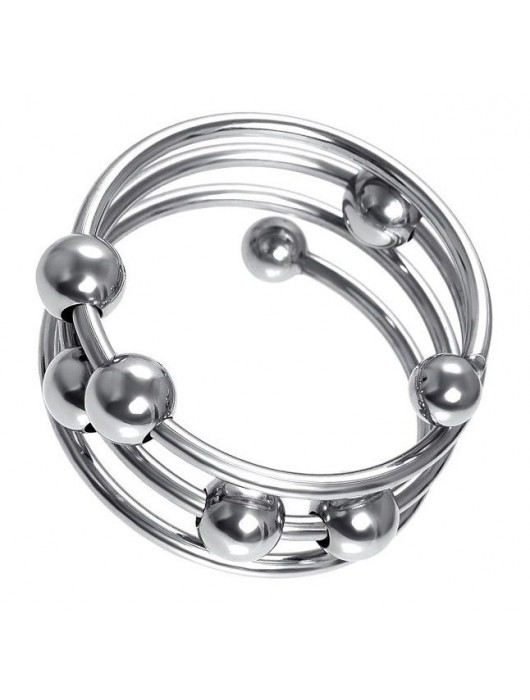 Большое металлическое кольцо под головку пениса - ToyFa - купить с доставкой в Челябинске