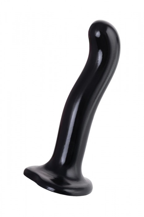 Черный стимулятор для пар P G-Spot Dildo Size L - 19 см. - Strap-on-me - в Челябинске купить с доставкой