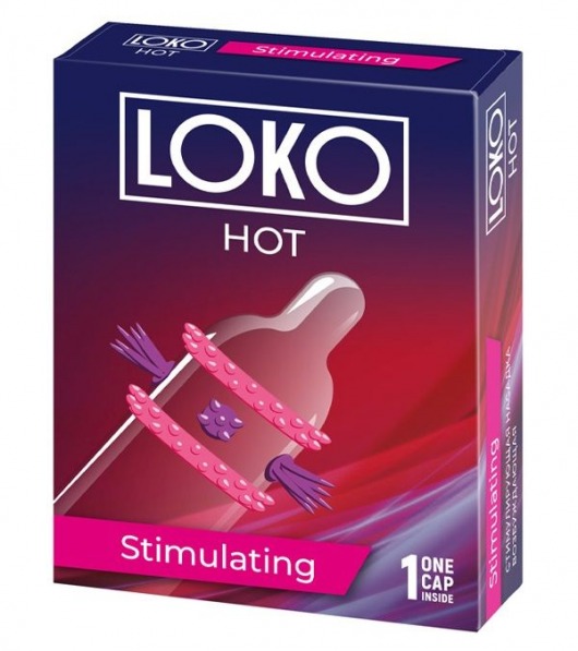 Стимулирующая насадка на пенис LOKO HOT с возбуждающим эффектом - Sitabella - в Челябинске купить с доставкой