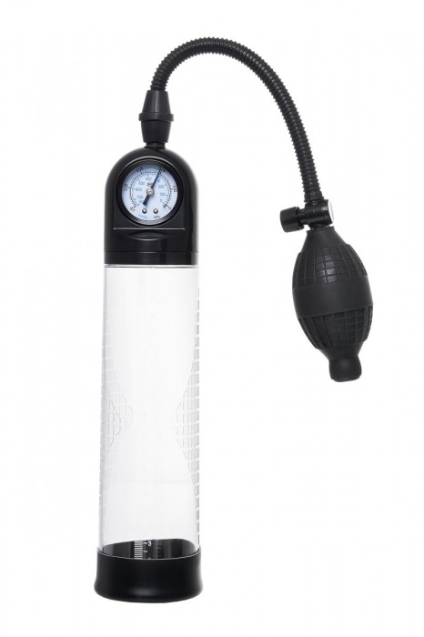 Прозрачная механическая помпа Roald с манометром - Sexus - в Челябинске купить с доставкой