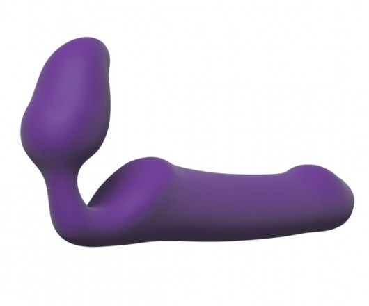 Фиолетовый безремневой страпон Queens L - Adrien Lastic - купить с доставкой в Челябинске