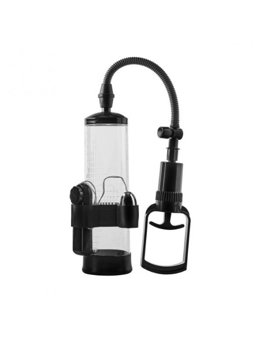 Прозрачная вакуумная помпа с вибрацией Vibrating Penis Pump - Dream Toys - в Челябинске купить с доставкой