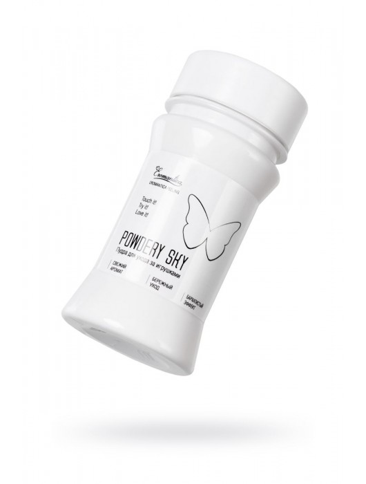 Пудра для ухода за игрушками Powdery Sky с ароматом мяты - 40 гр. - Eromantica - купить с доставкой в Челябинске