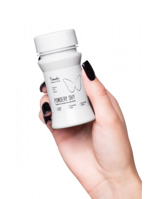 Пудра для ухода за игрушками Powdery Sky с ароматом мяты - 40 гр. - Eromantica - купить с доставкой в Челябинске
