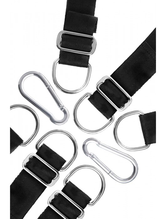 Черные секс-качели Anonymo №0503 - ToyFa - купить с доставкой в Челябинске