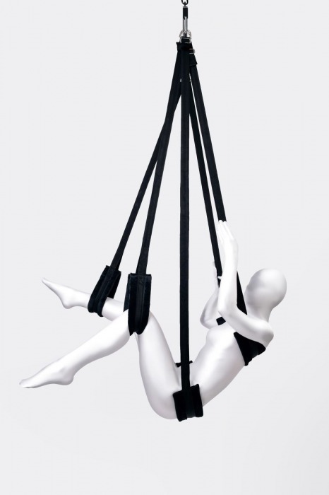 Черные секс-качели Anonymo №0503 - ToyFa - купить с доставкой в Челябинске