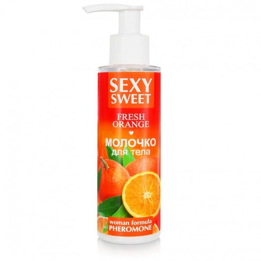 Молочко для тела с феромонами и ароматом апельсина Sexy Sweet Fresh Orange - 150 гр. -  - Магазин феромонов в Челябинске