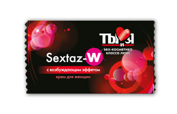 Возбуждающий крем для женщин Sextaz-W в одноразовой упаковке - 1,5 гр. - Биоритм - купить с доставкой в Челябинске