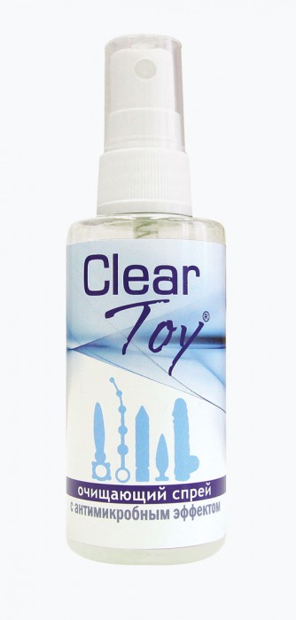 Очищающий спрей Clear Toy с антимикробным эффектом - 100 мл. - Биоритм - купить с доставкой в Челябинске
