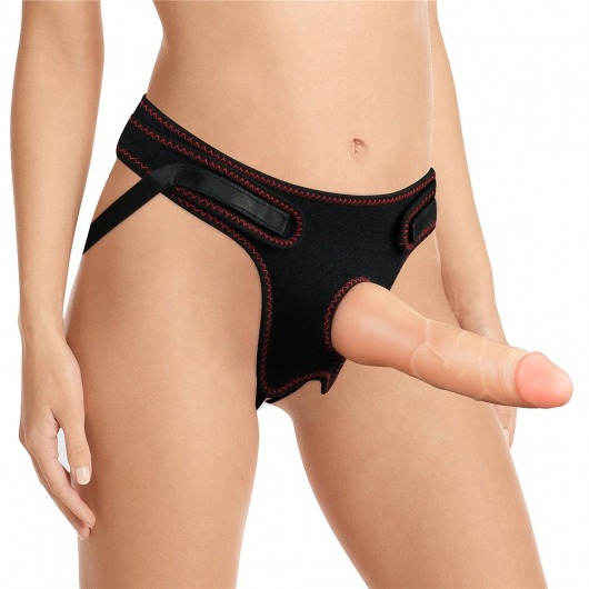 Женский страпон Easy Strapon Set 7.5 - 19 см. - Lovetoy - купить с доставкой в Челябинске