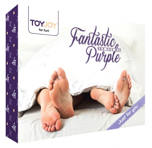 Эротический набор FANTASTIC PURPLE SEX TOY KIT - Toy Joy - купить с доставкой в Челябинске