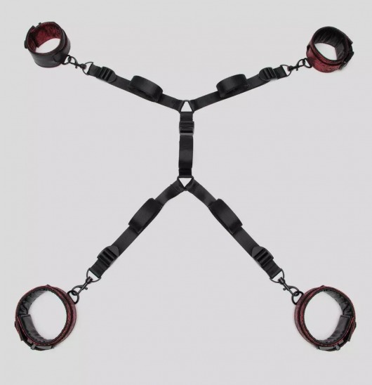 Изысканный набор фиксаций на кровати Reversible Under Mattress Restraint Set - Fifty Shades of Grey - купить с доставкой в Челябинске