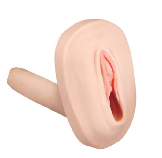 Мастурбатор-вагина с вибрацией и выносным пультом управления REALSTUFF SMOOTH   BALD - Dream Toys - в Челябинске купить с доставкой