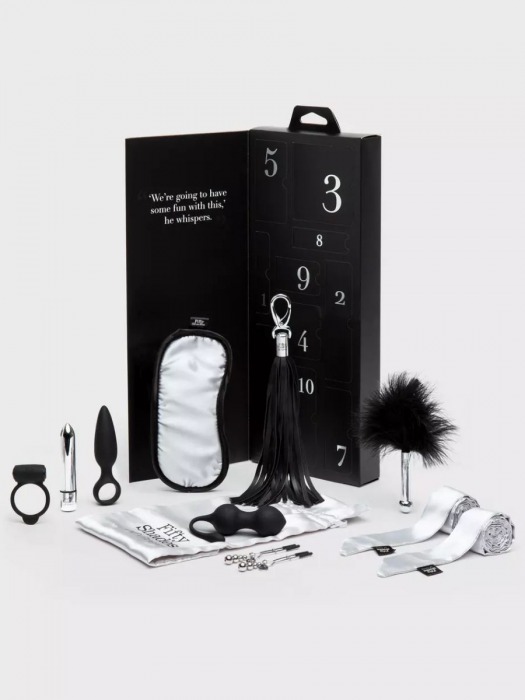 Эротический набор Pleasure Overload 10 Days of Play Gift Set - Fifty Shades of Grey - купить с доставкой в Челябинске