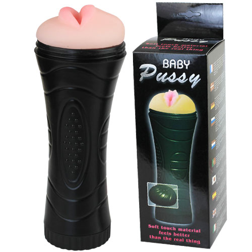 Мастурбатор-ротик  Baby Pussy в колбе без вибрации - Baile - в Челябинске купить с доставкой