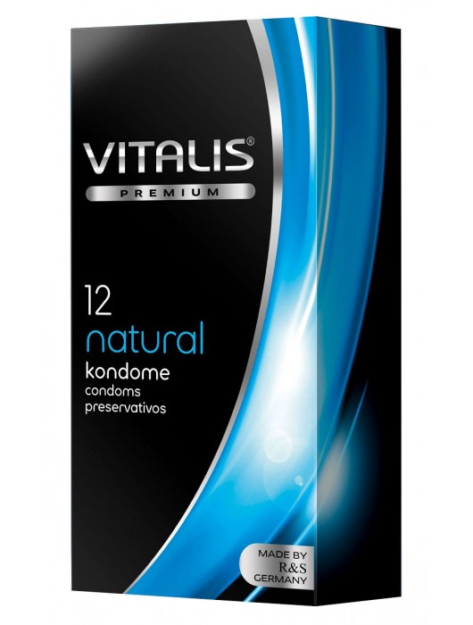 Классические презервативы VITALIS PREMIUM natural - 12 шт. - Vitalis - купить с доставкой в Челябинске