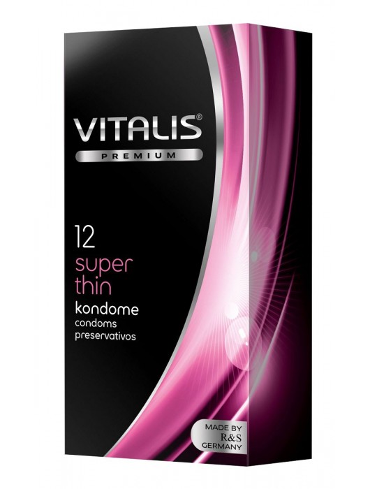 Ультратонкие презервативы VITALIS PREMIUM super thin - 12 шт. - Vitalis - купить с доставкой в Челябинске