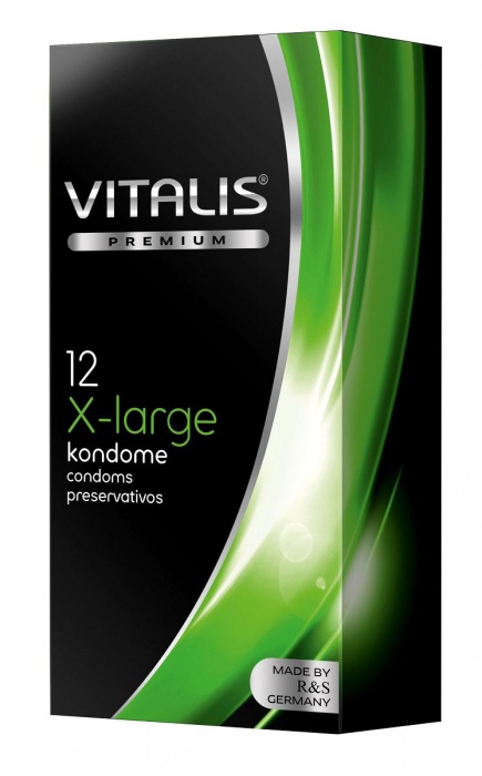 Презервативы увеличенного размера VITALIS PREMIUM x-large - 12 шт. - Vitalis - купить с доставкой в Челябинске